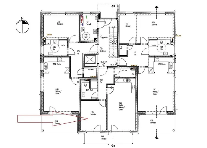 2102 - Strandwiese Apartmán Dahme (Schleswig-Holstein)